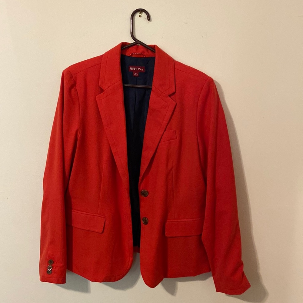 Marona Red Blazer S14 Like New
